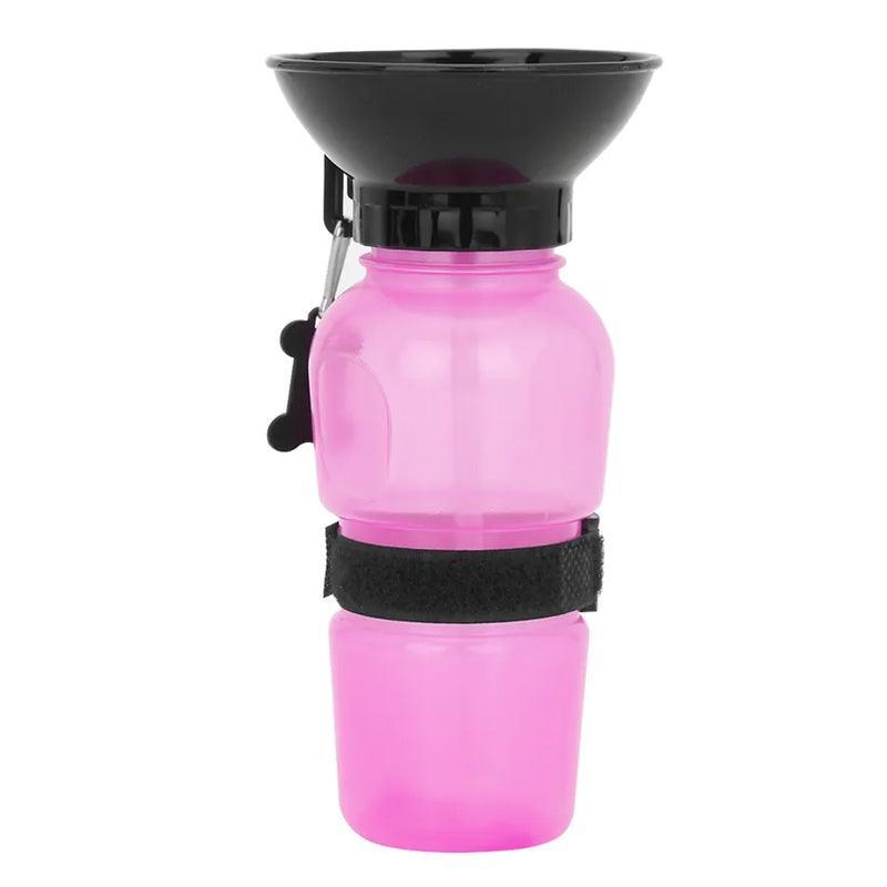 500Ml Dog Cat Water Drinking Bottle Detachable Travel Cup Portable Pet Feeder - Grey V528-PETBOTTLE-GREY-193309