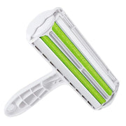 Pet Hair Remover Brush Dog Cat Fur Cleaning Roller Reusable Self Cleaning Tool - Green V528-PETBRUSH-GREEN-537784