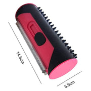 Pet Dog Cat Hair Fur Deshedding Shedding Trimmer Tool Grooming Roll Comb Brush - Red V528-PETBRUSH-RED-787731