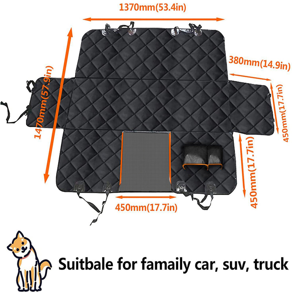 Waterproof Pet Car Mat Hammock Nonslip Back Protector for Dogs and Cats V528-PETCARCOVER-43273
