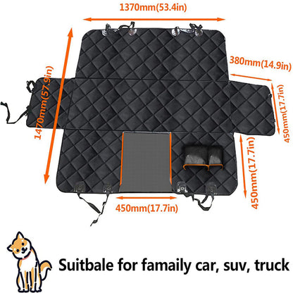 Waterproof Pet Car Mat Hammock Nonslip Back Protector for Dogs and Cats V528-PETCARCOVER-43273