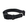 L Size Dog Puppy Pet Collar Adjustable Nylon Toy Large Pink Blue Red Black - Black V528-PETCOLLAR-BLACK-L-752410