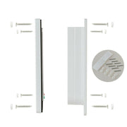 4-Way Safe Lockable Locking Pet Cat Dog Door Brushy Flap Screen L Large Size V528-PETDOOR-45592