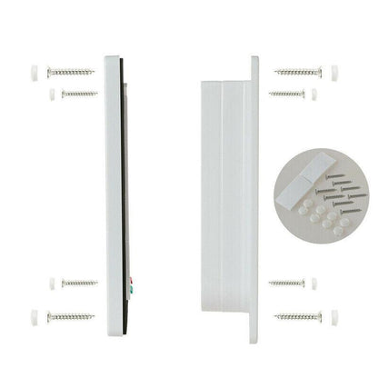 4-Way Safe Lockable Locking Pet Cat Dog Door Brushy Flap Screen L Large Size V528-PETDOOR-45592