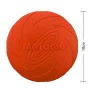 Frisbee Toy for Dogs Outdoor Fetch Training Soft Rubber Pet Flying Disc 18cm - Blue V528-PETFRISBEE-BLUE-52072