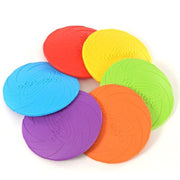 Frisbee Toy for Dogs Outdoor Fetch Training Soft Rubber Pet Flying Disc 18cm - Blue V528-PETFRISBEE-BLUE-52072