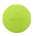 Frisbee Toy for Dogs Outdoor Fetch Training Soft Rubber Pet Flying Disc 18cm - Green V528-PETFRISBEE-GREEN-25812
