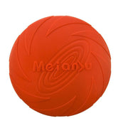 Frisbee Toy for Dogs Outdoor Fetch Training Soft Rubber Pet Flying Disc 18cm - Red V528-PETFRISBEE-RED-47732