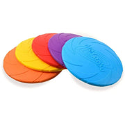 Frisbee Toy for Dogs Outdoor Fetch Training Soft Rubber Pet Flying Disc 18cm - Red V528-PETFRISBEE-RED-47732