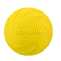Frisbee Toy for Dogs Outdoor Fetch Training Soft Rubber Pet Flying Disc 18cm - Yellow V528-PETFRISBEE-YELLOW-77485