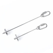 Stainless Steel Bird Parrot Cage Skewer Food Spear Fruit Holder Toy Up To 23Cm - S V528-PETFRUITFORK-10CM-80089