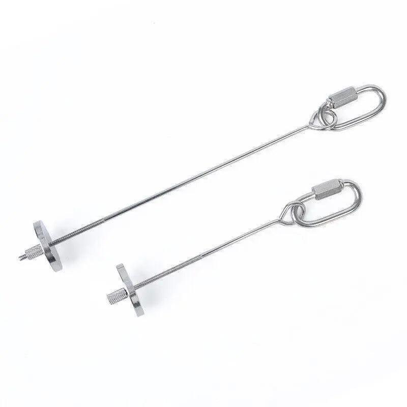 Stainless Steel Bird Parrot Cage Skewer Food Spear Fruit Holder Toy Up To 23Cm - S V528-PETFRUITFORK-10CM-80089