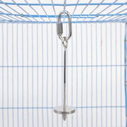 Stainless Steel Bird Parrot Cage Skewer Food Spear Fruit Holder Toy Up To 23Cm - S V528-PETFRUITFORK-10CM-80089