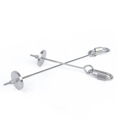 Stainless Steel Bird Parrot Cage Skewer Food Spear Fruit Holder Toy Up To 23Cm - S V528-PETFRUITFORK-10CM-80089