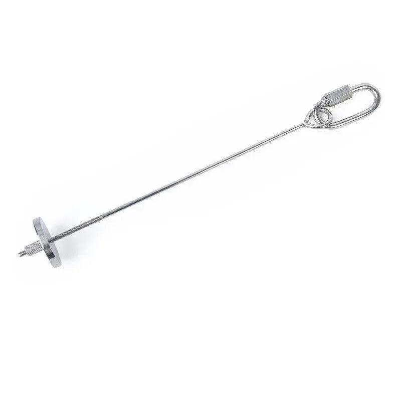 Stainless Steel Bird Parrot Cage Skewer Food Spear Fruit Holder Toy Up To 23Cm - S V528-PETFRUITFORK-10CM-80089