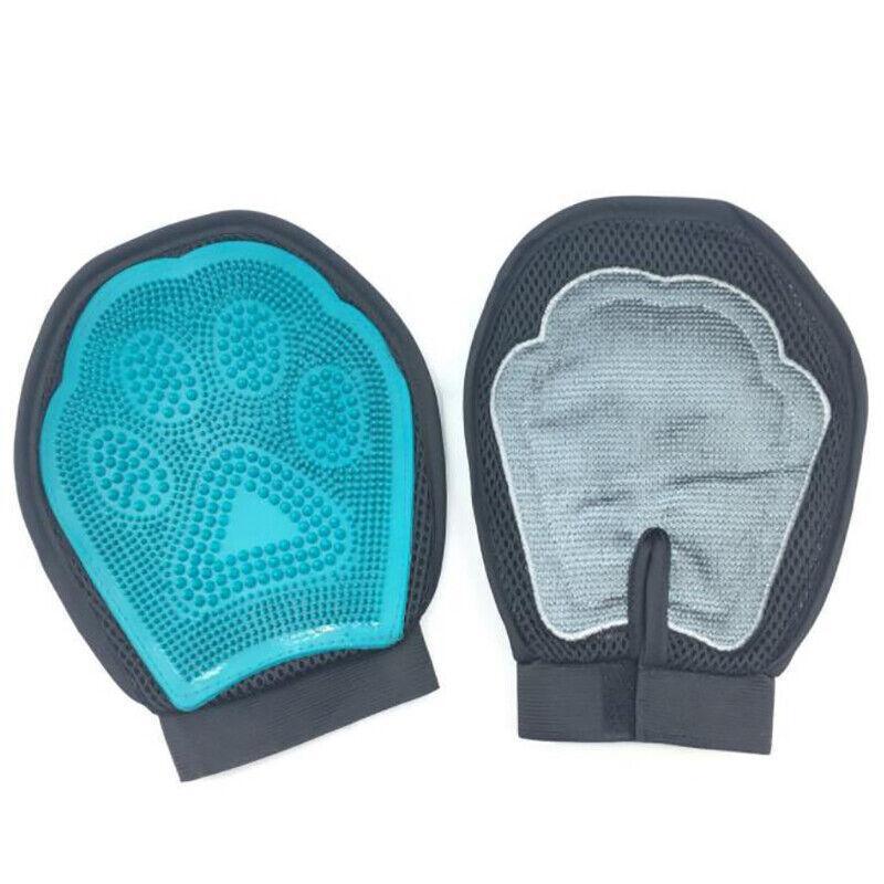 2 in 1 Pet Grooming Glove Deshedding Mitt for Cats and Dogs Hair Removal V528-PETGLOVES-852010