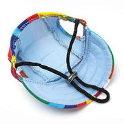 Dog Baseball Cap Outdoor Pet Sun Hat Summer Canvas Visor Puppy M Size - Stripe V528-PETHAT-STRIPE-M-42646