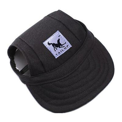 Dog Baseball Cap Outdoor Pet Sun Hat Summer Canvas Visor Puppy M Size - Stripe V528-PETHAT-STRIPE-M-42646