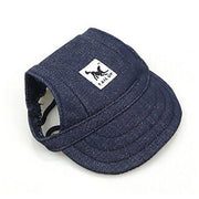 Dog Baseball Cap Outdoor Pet Sun Hat Summer Canvas Visor Puppy M Size - Stripe V528-PETHAT-STRIPE-M-42646
