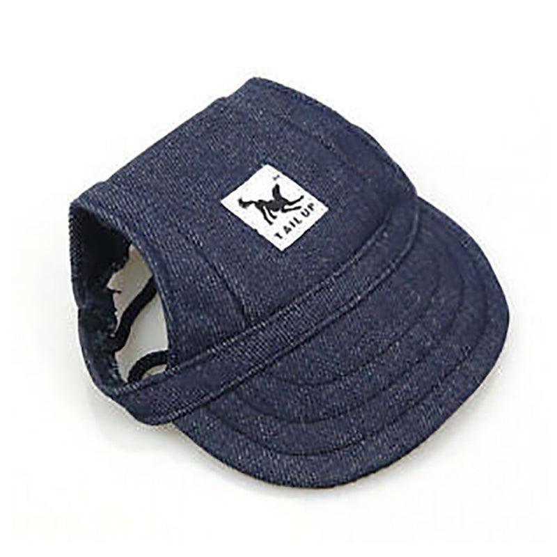 Dog Baseball Cap Outdoor Pet Sun Hat Summer Canvas Visor Puppy M Size - Stripe V528-PETHAT-STRIPE-M-42646