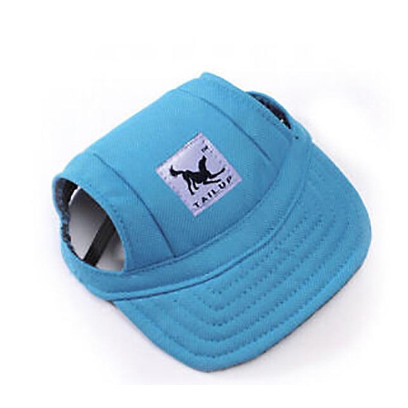 Dog Baseball Cap Outdoor Pet Sun Hat Summer Canvas Visor Puppy S Size - Stripe V528-PETHAT-STRIPE-S-73707
