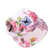 Dog Baseball Cap Outdoor Pet Sun Hat Summer Canvas Visor Puppy S Size - Stripe V528-PETHAT-STRIPE-S-73707