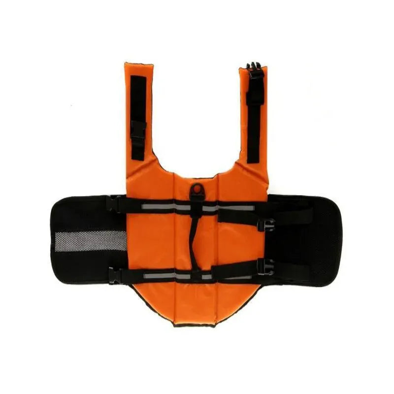 Dog Life Jacket Buoyancy Vest Float Aid for Swimming and Boating Orange - XS