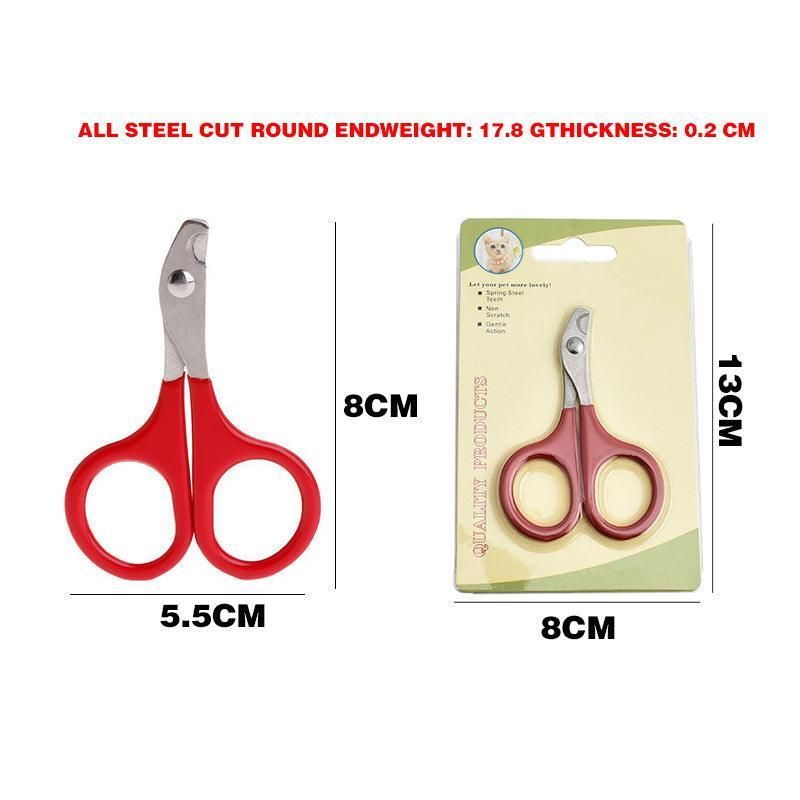 Pet Nail Claw Grooming Scissors Clippers For Dog Cat Bird Rabbit Ferret V528-PETMINISCISSORS-513025