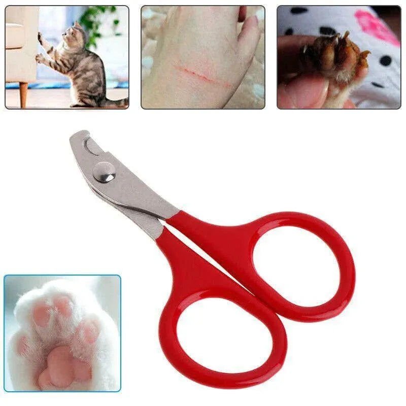 Pet Nail Claw Grooming Scissors Clippers For Dog Cat Bird Rabbit Ferret V528-PETMINISCISSORS-513025