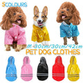 M Size Outdoor Hoodies Jacket Waterproof Pet Dog Clothes Puppy Raincoat Rain Coat - Blue V528-PETRAINCOAT-BLUE-M-94260