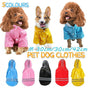 M Size Outdoor Hoodies Jacket Waterproof Pet Dog Clothes Puppy Raincoat Rain Coat - Blue V528-PETRAINCOAT-BLUE-M-94260
