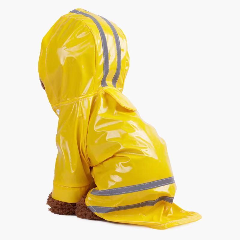 M Size Outdoor Hoodies Jacket Waterproof Pet Dog Clothes Puppy Raincoat Rain Coat - Blue V528-PETRAINCOAT-BLUE-M-94260
