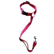 Adjustable Pet Dog Car Clip Lead Harness Strap for Vehicle Travel Restraint Use - Green V528-PETSAFETYSEAT-GREEN-41456