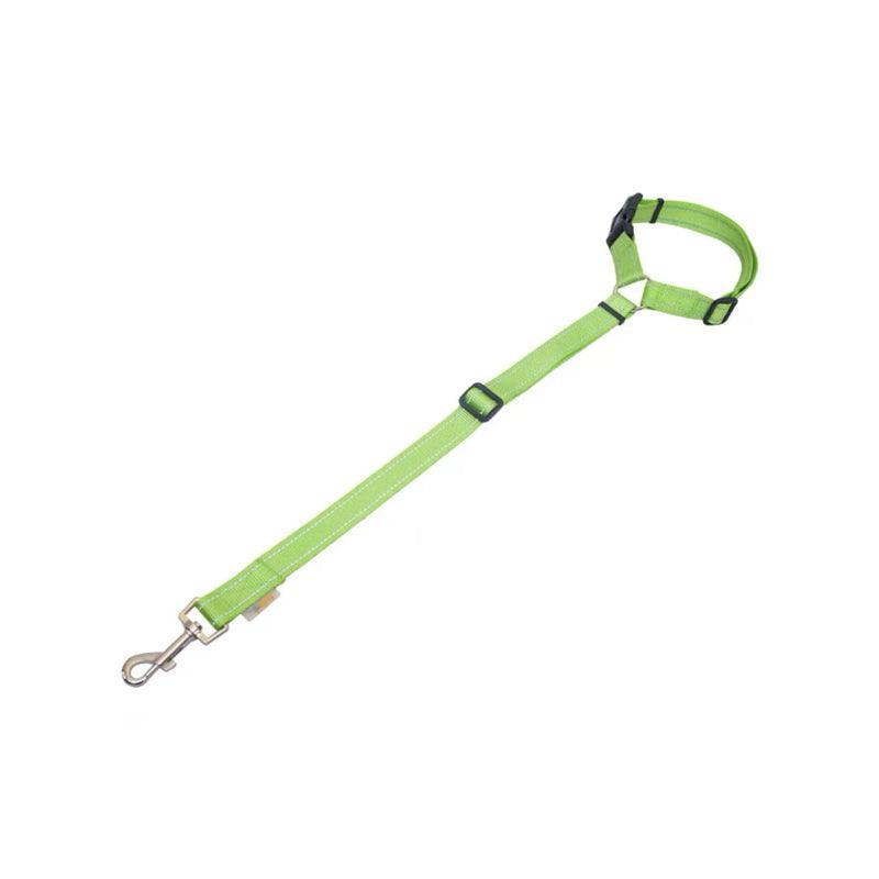 Adjustable Pet Dog Car Clip Lead Harness Strap for Vehicle Travel Restraint Use - Pink V528-PETSAFETYSEAT-PINK-77403