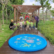 100cm Dog Splash Pad Inflatable Pet Sprinkler Mat PVC Water Play Toy for Outdoors V528-PETSPRAYPAD-100CM-851475