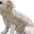 Puppy Dog Jumper Winter Warm Knitted Sweater Pet Clothes Small Dogs Coat Thermal S Size - Beige V528-PETSWEATER-BEIGE-S-53314