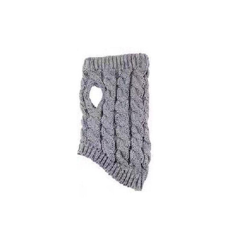 Puppy Dog Jumper Winter Warm Knitted Sweater Pet Clothes Small Dogs Coat Thermal M Size - Black V528-PETSWEATER-BLACK-M-22254