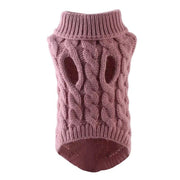 Puppy Dog Jumper Winter Warm Knitted Sweater Pet Clothes Small Dogs Coat Thermal M Size - Blue V528-PETSWEATER-BLUE-M-33042