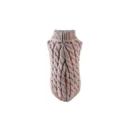 Puppy Dog Jumper Winter Warm Knitted Sweater Pet Clothes Small Dogs Coat Thermal M Size - Blue V528-PETSWEATER-BLUE-M-33042