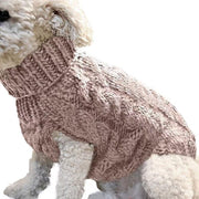 Puppy Dog Jumper Winter Warm Knitted Sweater Pet Clothes Small Dogs Coat Thermal S Size - Blue V528-PETSWEATER-BLUE-S-38563