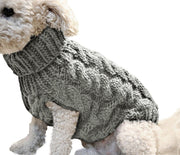 Puppy Dog Jumper Winter Warm Knitted Sweater Pet Clothes Small Dogs Coat Thermal S Size - Blue V528-PETSWEATER-BLUE-S-38563