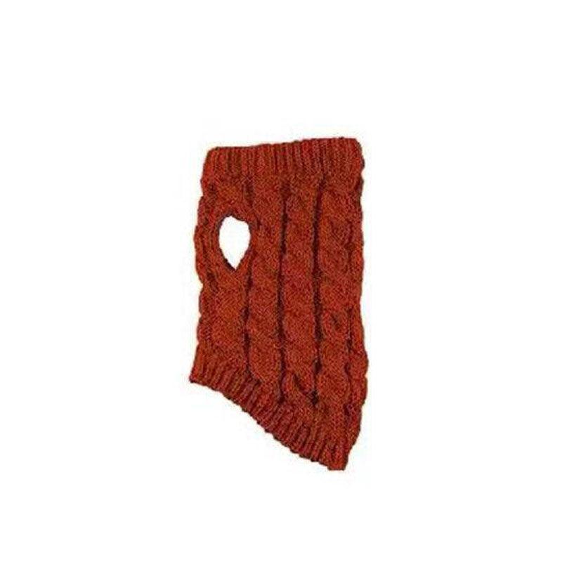 Puppy Dog Jumper Winter Warm Knitted Sweater Pet Clothes Small Dogs Coat Thermal L Size - Grey V528-PETSWEATER-GREY-L-37102