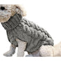 Puppy Dog Jumper Winter Warm Knitted Sweater Pet Clothes Small Dogs Coat Thermal S Size - Grey V528-PETSWEATER-GREY-S-11403