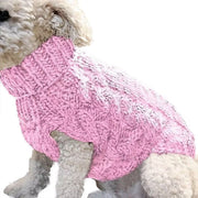 Puppy Dog Jumper Winter Warm Knitted Sweater Pet Clothes Small Dogs Coat Thermal S Size - Pink V528-PETSWEATER-PINK-S-66860