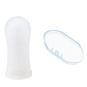 Dog Cat Super Soft Pet Finger Toothbrush Teeth Silicone Brush Care Cleaning - Blue V528-PETTOOTHBRUSH-SKYBLUE1PC-607027