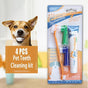 Pet Dog Teeth Cleaning Toothpaste with Toothbrush and Backup Brush Vanilla Flavoured V528-PETTOOTHPASTE-BLUE-72209
