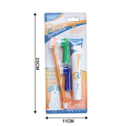 Pet Dog Teeth Cleaning Toothpaste with Toothbrush and Backup Brush Vanilla Flavoured V528-PETTOOTHPASTE-BLUE-72209
