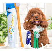 Pet Dog Teeth Cleaning Toothpaste with Toothbrush and Backup Brush Vanilla Flavoured V528-PETTOOTHPASTE-BLUE-72209