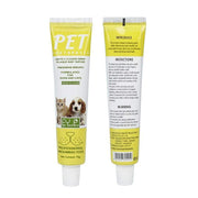 Pet Dog Cat Toothpaste and Toothbrush Set Beef Flavor V528-PETTOOTHPASTE-YELLOW-98135