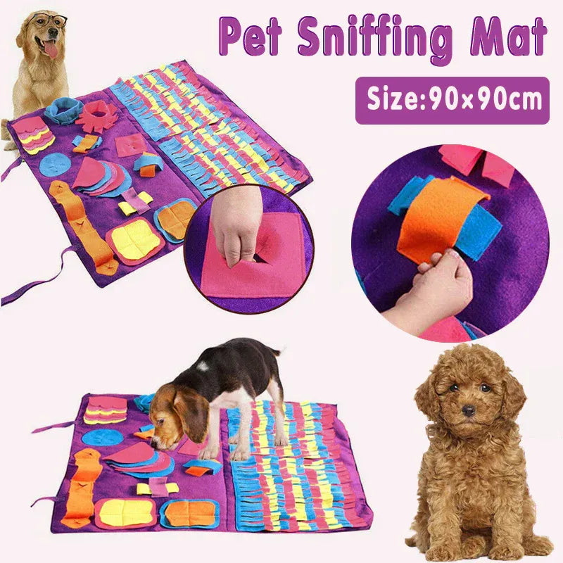 Dog Pet Nose Training Sniffing Pad Toys Blanket Game Feeding Cushion Snuffle Mat V528-PETTRAININGBLANKET-542971